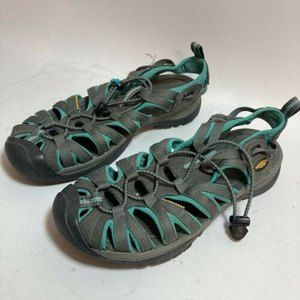 KEEN Whisper Sandal Water Shoes Women’s Size 7.5 Gray Aqua